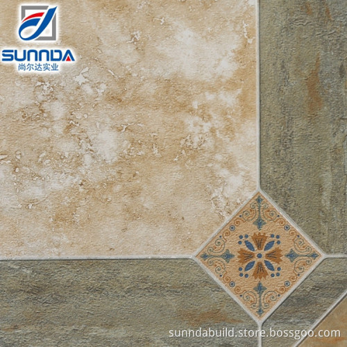 digital floor ceramic tiles anti-slip glazed floor tile for kitchen, bathroom and garden